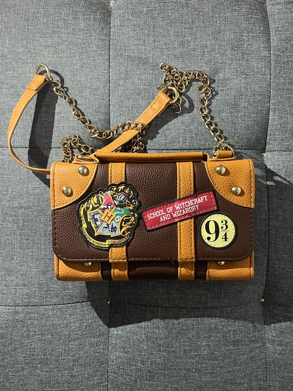 Bioworld Harry Potter Inside Out Crossbody Wallet Clutch NWOT